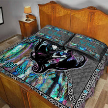 Load image into Gallery viewer, Personalized Nightmare Quilt Set Custom Name Halloween Gift
