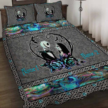 Load image into Gallery viewer, Personalized Horror-Themed Quilt Set Custom Names Unique Gift
