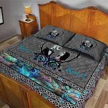 Load image into Gallery viewer, Personalized Horror-Themed Quilt Set Custom Names Unique Gift
