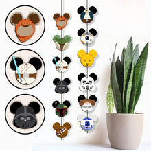 Load image into Gallery viewer, Personalized Mouse Ears Garland - 6 Piece Home Decor for Christmas
