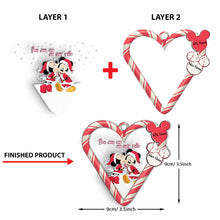 Load image into Gallery viewer, Personalized Christmas Couple Ornament Custom Names Gift
