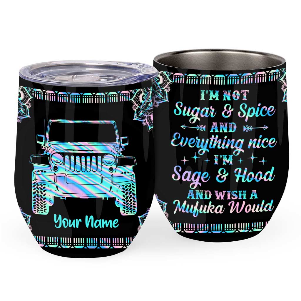 Personalized Stainless Steel Wine Tumbler Custom Name Gift