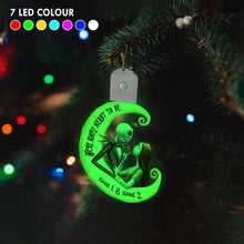 Load image into Gallery viewer, Personalized LED Acrylic Ornament for Couples Christmas Gift
