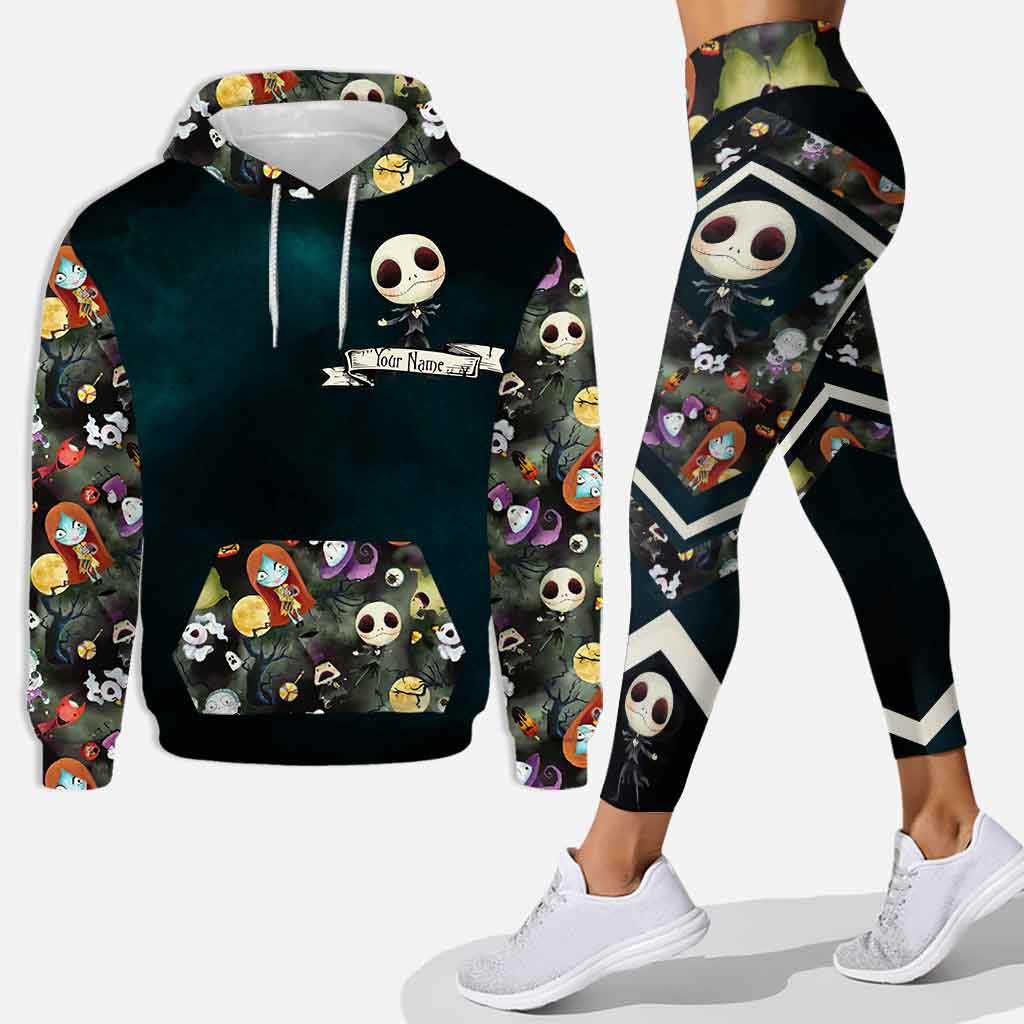 Personalized Nightmare Hoodie and Leggings Set for Mom or Dad