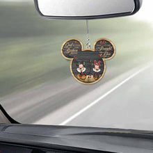 Load image into Gallery viewer, Personalized 3D Mouse Ears Car Ornament Gift for Couples

