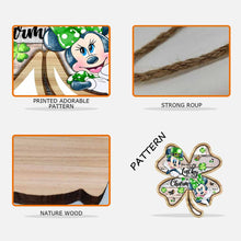 Load image into Gallery viewer, Personalized Lucky Charm Wood Sign for St. Patrick's Day Gift
