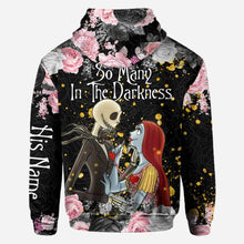 Load image into Gallery viewer, Personalized Nightmare Couples All Over Hoodie Custom Design Gift
