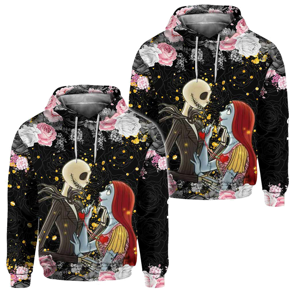 Personalized Nightmare Couples All Over Hoodie Custom Design Gift