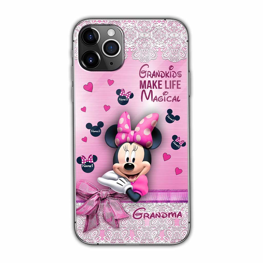 Personalized Grandma Phone Case with Grandkids Design