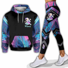 Load image into Gallery viewer, Personalized Ohana Hoodie and Leggings Set Custom Name Gift
