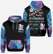 Load image into Gallery viewer, Personalized Ohana Hoodie and Leggings Set Custom Name Gift
