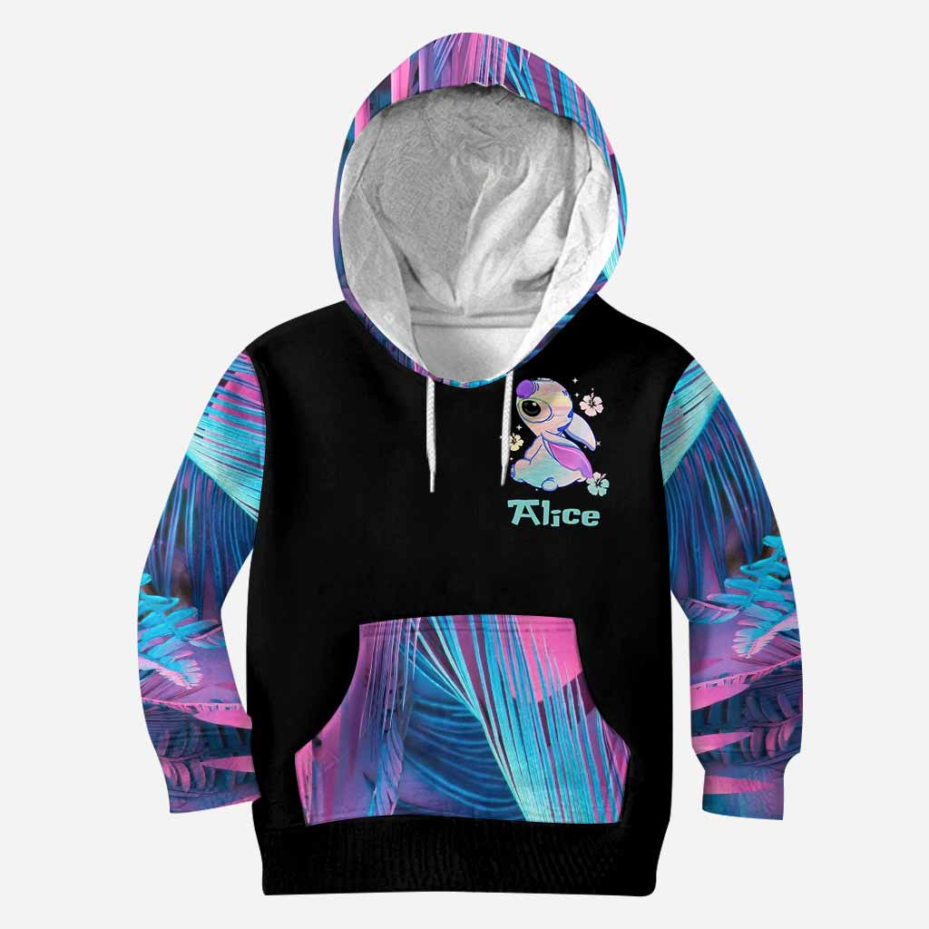 Personalized Ohana Hoodie and Leggings Set Custom Name Gift