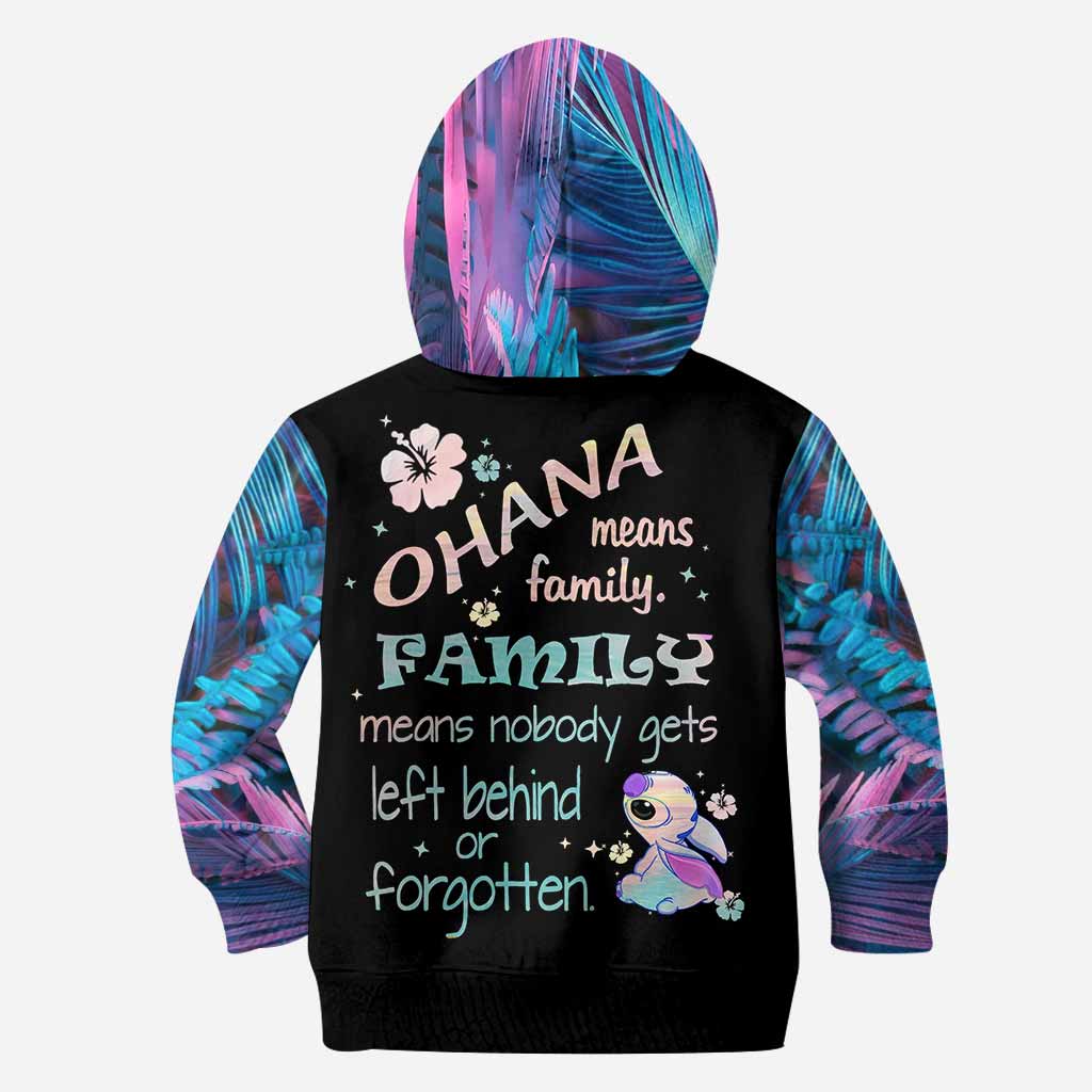 Personalized Ohana Hoodie and Leggings Set Custom Name Gift