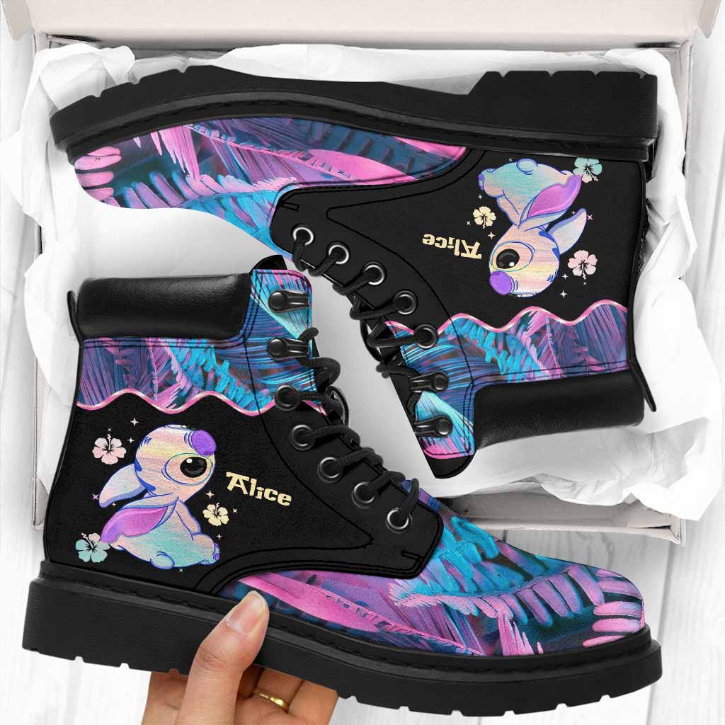 Personalized Ohana All Season Boots Custom Name Gift for Kids