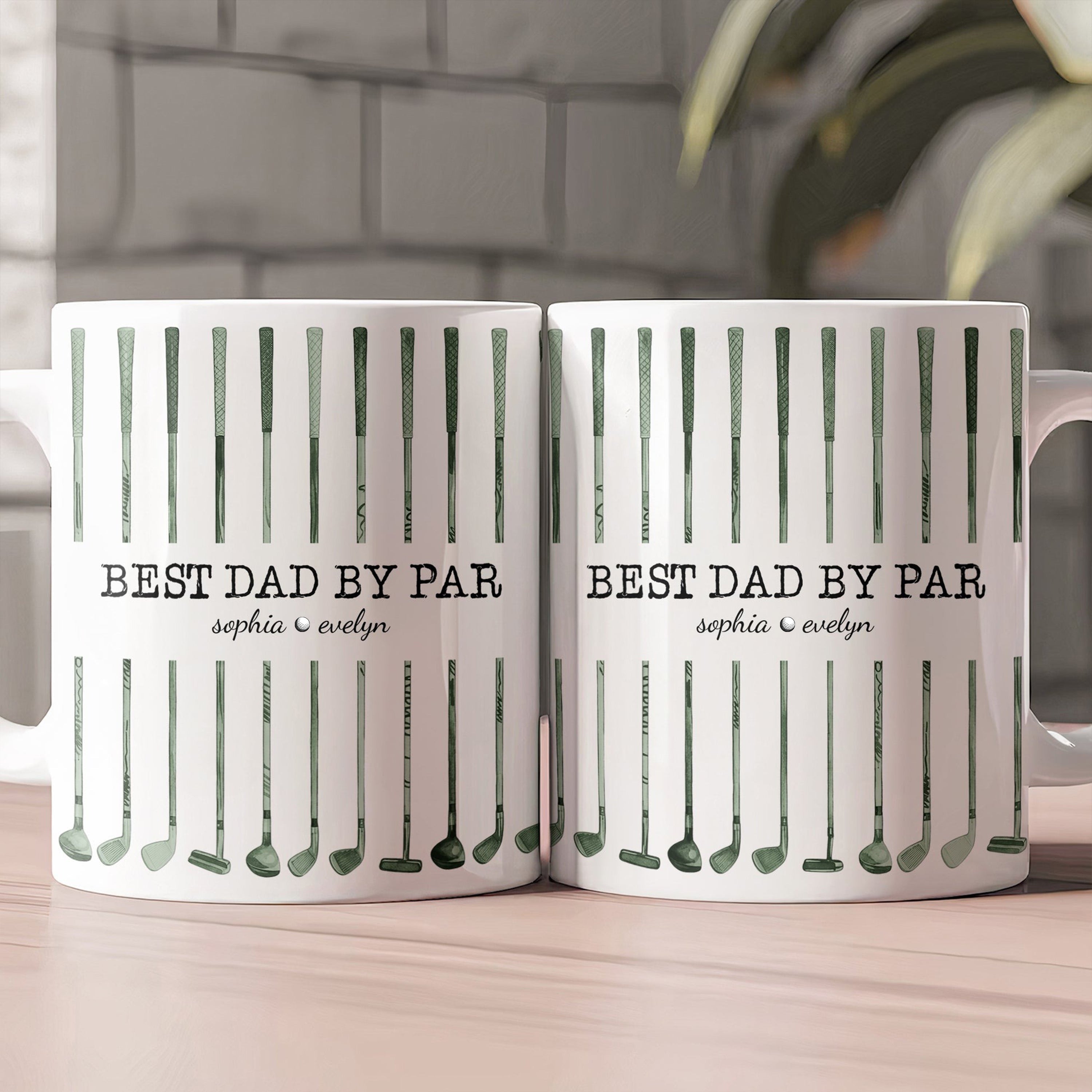 Personalized Golf Mug Best Dad Gift Custom Name for Father's Day
