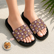 Load image into Gallery viewer, Personalized Dog Cat Photo Slide Sandals Custom Gift for Pet Lovers
