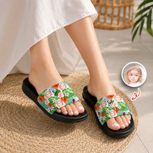 Load image into Gallery viewer, Personalized Photo Slide Sandals Custom Face Gift for Dog Lovers
