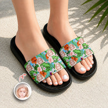 Load image into Gallery viewer, Personalized Photo Slide Sandals Custom Face Gift for Dog Lovers
