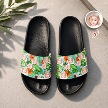 Load image into Gallery viewer, Personalized Photo Slide Sandals Custom Face Gift for Dog Lovers
