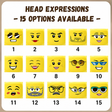 Load image into Gallery viewer, Custom Minifigure Building Blocks Gift for Graduation Family
