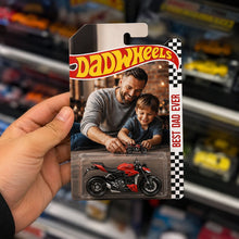 Load image into Gallery viewer, Personalized Hot Wheels Packaging Gift for Dad with Photo
