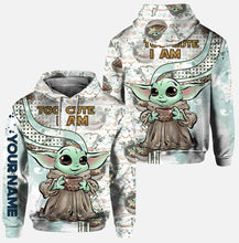 Load image into Gallery viewer, Personalized Too Cute I Am Hoodie and Leggings Set for Kids
