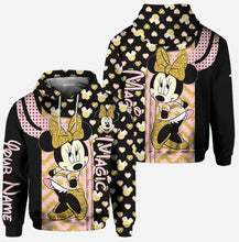 Load image into Gallery viewer, Personalized Minnie Mouse Hoodie and Leggings Set for Kids
