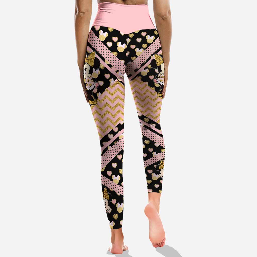 Personalized Minnie Mouse Hoodie and Leggings Set for Kids
