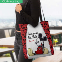 Load image into Gallery viewer, Personalized Mickey Mouse Tote Bag with Custom Name for Mom
