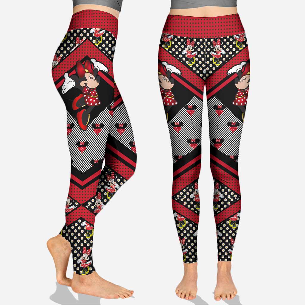 Personalized Minnie Mouse Ears Hoodie & Leggings Set Gift for Kids