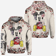 Load image into Gallery viewer, Personalized Mickey Mouse Hoodie and Leggings Set for Women
