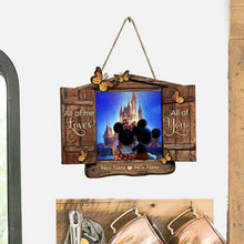Load image into Gallery viewer, Personalized All Of Me Loves All Of You Wood Sign Gift for Couple
