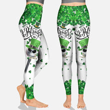 Load image into Gallery viewer, Personalized St. Patrick's Day Hoodie and Leggings Set with Custom Name
