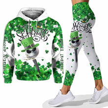 Load image into Gallery viewer, Personalized St. Patrick's Day Hoodie and Leggings Set with Custom Name
