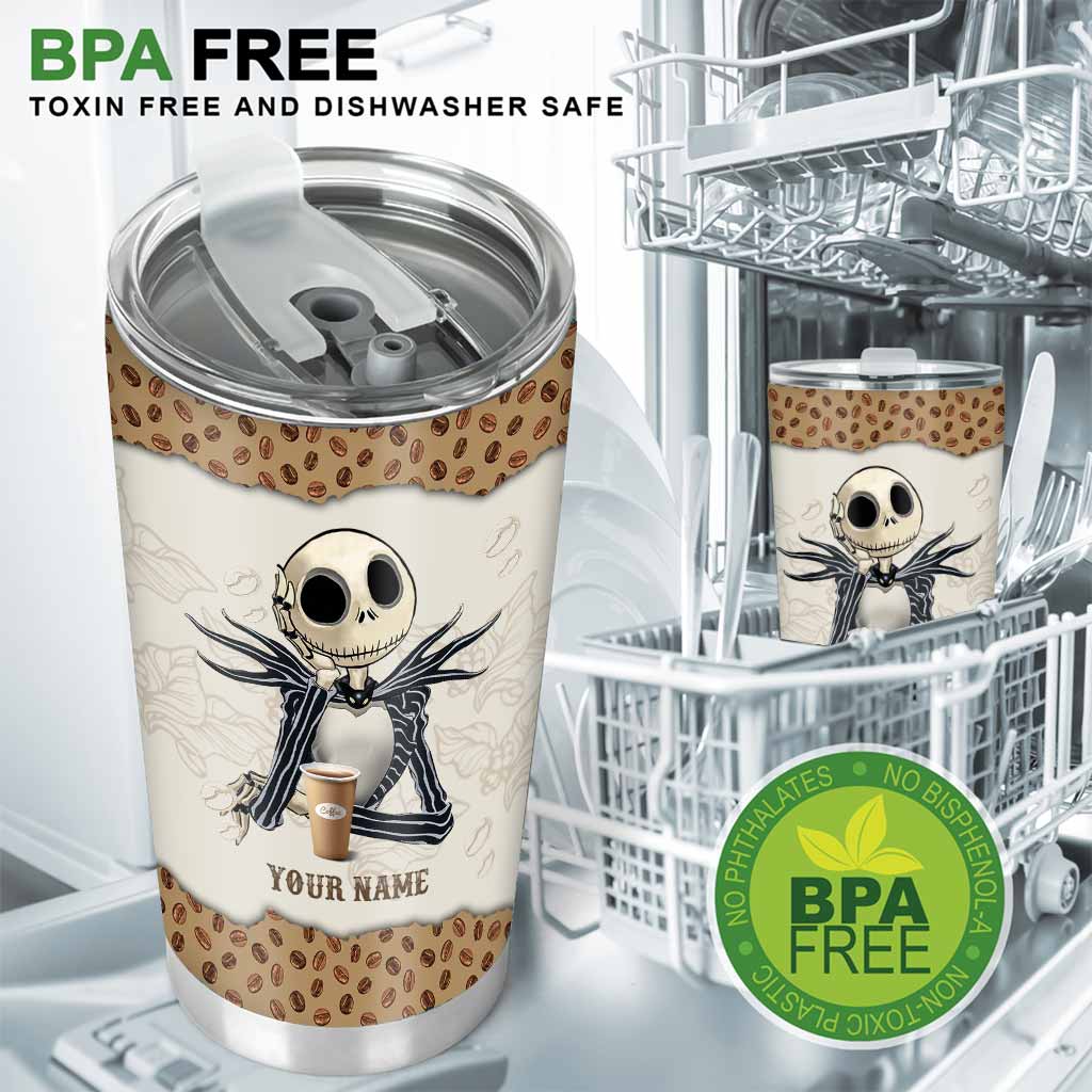Personalized Nightmare Tumbler Custom Name Coffee Gift for Her