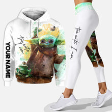 Load image into Gallery viewer, Personalized Hoodie and Leggings Set Custom Name Gift
