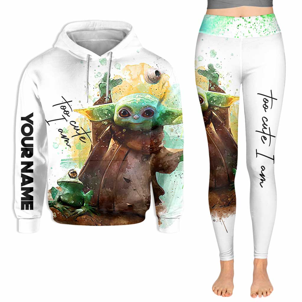 Personalized Hoodie and Leggings Set Custom Name Gift