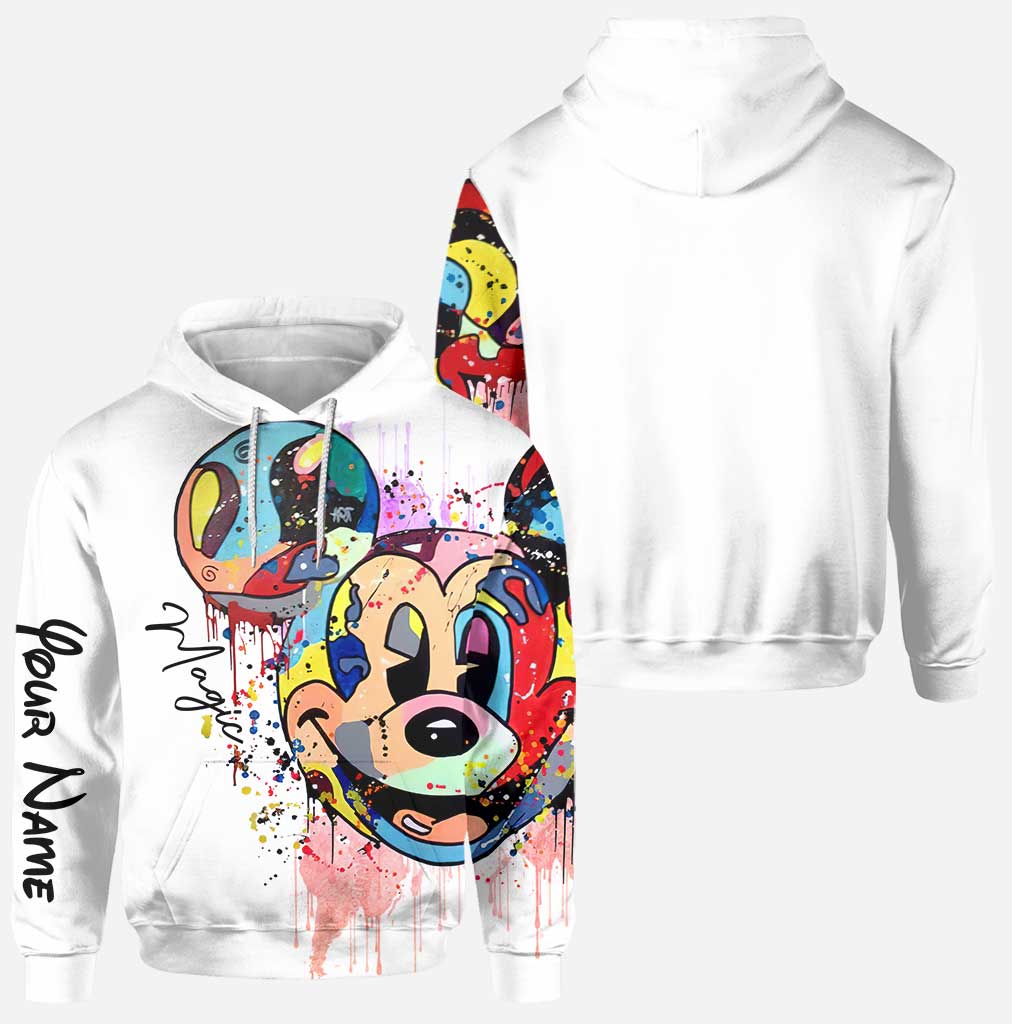 Personalized Mickey Mouse Hoodie and Leggings Set for Kids