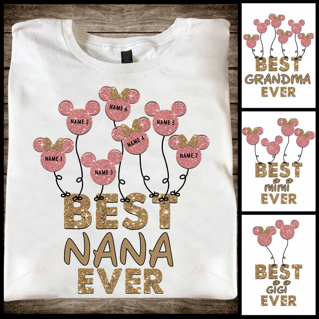 Personalized Mother's Day Mouse T-Shirt & Hoodie Gift for Nana