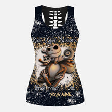 Load image into Gallery viewer, Personalized Rock Paper Scissors Hollow Tank Top &amp; Leggings Gift
