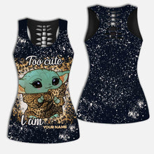 Load image into Gallery viewer, Personalized Hollow Tank Top &amp; Leggings Cute Character Gift
