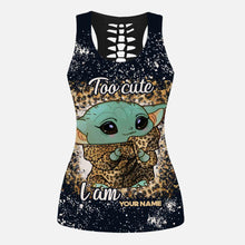 Load image into Gallery viewer, Personalized Hollow Tank Top &amp; Leggings Cute Character Gift
