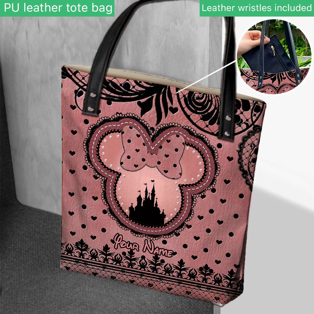 Personalized Mouse Ears Tote Bag Custom Name Gift for Kids