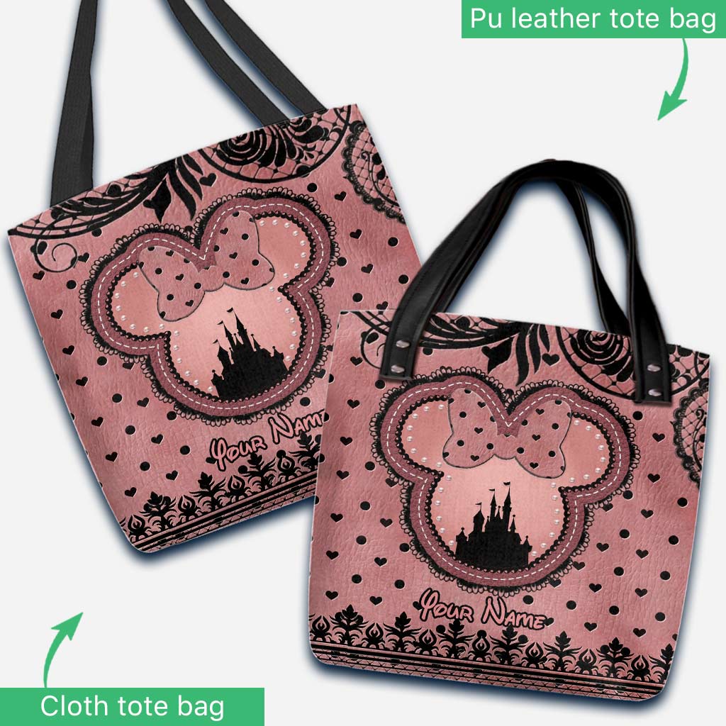 Personalized Mouse Ears Tote Bag Custom Name Gift for Kids
