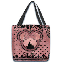 Load image into Gallery viewer, Personalized Mouse Ears Tote Bag Custom Name Gift for Kids
