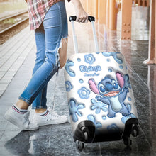 Load image into Gallery viewer, Personalized Ohana Luggage Cover Custom Name Travel Gift
