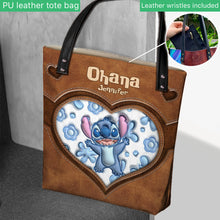 Load image into Gallery viewer, Personalized Ohana Tote Bag Custom Name Gift for Mom
