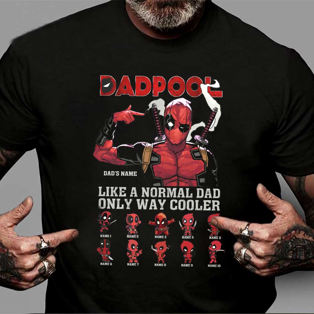 Personalized Dadpool T-shirt & Hoodie Unique Gift for Dad