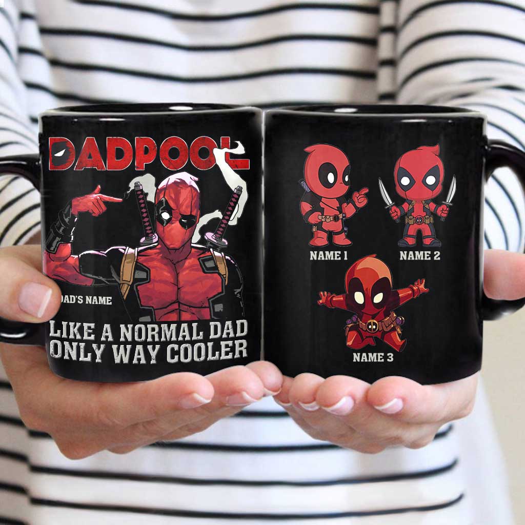 Personalized Dadpool Mug Custom Name Gift for Father's Day
