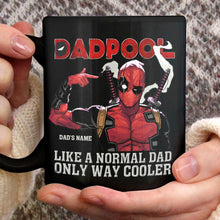 Load image into Gallery viewer, Personalized Dadpool Mug Custom Name Gift for Father's Day
